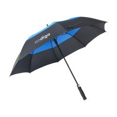 Vue Morrison RPET parapluie27 inch de couleur bleu| Krokrodeal