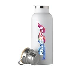 Vue Nordvik RCS Recycled Steel 500 ml bouteille de couleur blanc| Krokrodeal