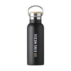 Vue Nordvik RCS Recycled Steel 500 ml bouteille de couleur noir| Krokrodeal