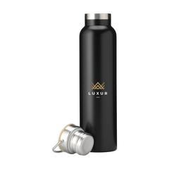 Vue Nordvik RCS Recycled Steel 750 ml bouteille de couleur noir| Krokrodeal