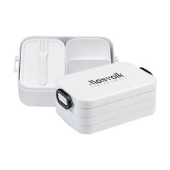 Vue Mepal Lunchbox Bento midi 900 ml boîte à déjeuner de couleur blanc| Krokrodeal