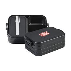 Vue Mepal Lunchbox Bento midi 900 ml boîte à déjeuner de couleur noir| Krokrodeal