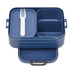 Vue Mepal Lunchbox Bento midi 900 ml boîte à déjeuner de couleur bleu| Krokrodeal