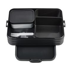 Vue Mepal Lunchbox Bento Large 1,5 L boîte à déjeuner de couleur noir| Krokrodeal