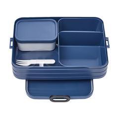 Vue Mepal Lunchbox Bento Large 1,5 L boîte à déjeuner de couleur bleu| Krokrodeal