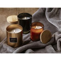 Vue Wooosh Scented Candle Musk Peach bougie parfumée de couleur orange| Krokrodeal