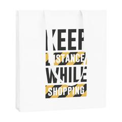 Vue Pro-Shopper sac shopping de couleur blanc| Krokrodeal