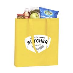 Vue Pro-Shopper sac shopping de couleur jaune| Krokrodeal