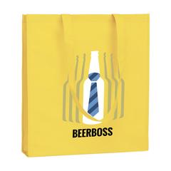 Vue Pro-Shopper sac shopping de couleur jaune| Krokrodeal