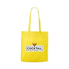 Vue Pro-Shopper sac shopping de couleur jaune| Krokrodeal