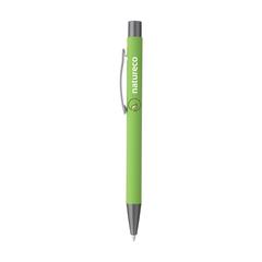 Vue Brady Soft Touch stylo de couleur vert| Krokrodeal
