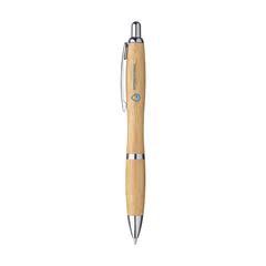Vue Athos Bamboo stylo de couleur marron| Krokrodeal