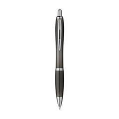 Vue Athos RPET stylo de couleur noir| Krokrodeal