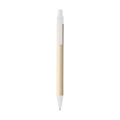 Vue Bio Degradable Natural Pen stylo de couleur blanc| Krokrodeal