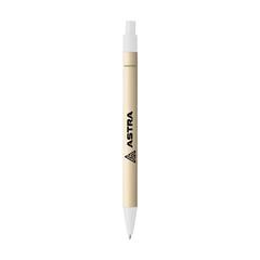 Vue Bio Degradable Natural Pen stylo de couleur blanc| Krokrodeal