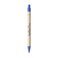 Vue Bio Degradable Natural Pen stylo de couleur bleu| Krokrodeal