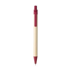 Vue Bio Degradable Natural Pen stylo de couleur rouge| Krokrodeal