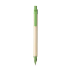 Vue Bio Degradable Natural Pen stylo de couleur vert| Krokrodeal