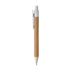Vue Cork ECO Write stylo de couleur blanc| Krokrodeal