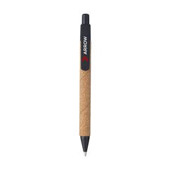Vue Cork ECO Write stylo de couleur noir| Krokrodeal