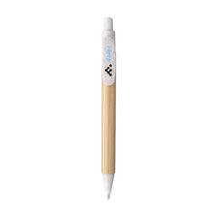 Vue Bamboo Wheat Pen stylo en paille de blé de couleur blanc| Krokrodeal