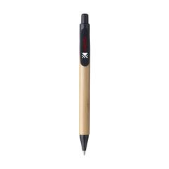 Vue Bamboo Wheat Pen stylo en paille de blé de couleur noir| Krokrodeal