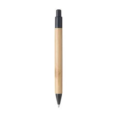 Vue Bamboo Wheat Pen stylo en paille de blé de couleur noir| Krokrodeal