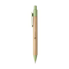 Vue Bamboo Wheat Pen stylo en paille de blé de couleur vert| Krokrodeal