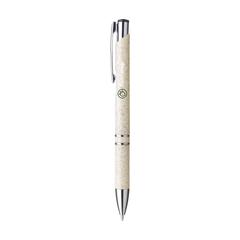 Vue Ebony Wheat stylo en paille de blé de couleur beige| Krokrodeal