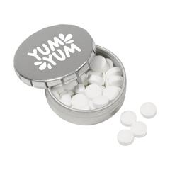 Vue Mini ClicTin pastilles à la menthe de couleur gris| Krokrodeal