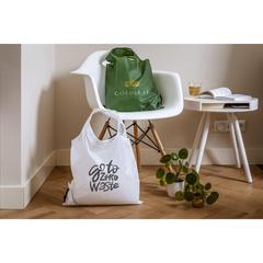 Vue Strawberry RPET sac pliable de couleur blanc| Krokrodeal