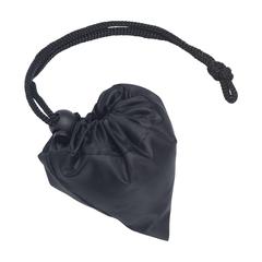 Vue Strawberry RPET sac pliable de couleur noir| Krokrodeal