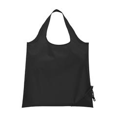 Vue Strawberry RPET sac pliable de couleur noir| Krokrodeal
