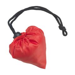 Vue Strawberry RPET sac pliable de couleur rouge| Krokrodeal