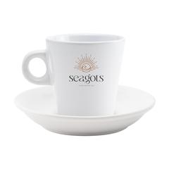 Vue Burano mug et sous-tasse de couleur blanc| Krokrodeal