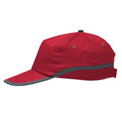 Vue ReflectCap casquette de couleur rouge| Krokrodeal