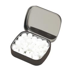 Vue TinBox pastilles à la menthe de couleur noir| Krokrodeal