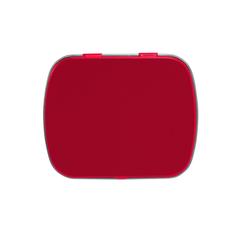 Vue TinBox pastilles à la menthe de couleur rouge| Krokrodeal