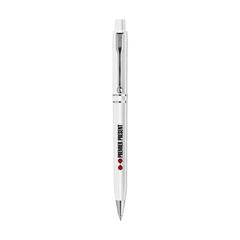 Vue Stilolinea Raja Chrome stylo de couleur blanc| Krokrodeal