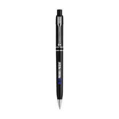Vue Stilolinea Raja Chrome stylo de couleur noir| Krokrodeal