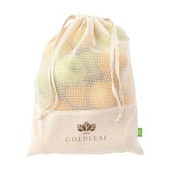 Vue Natura Organic Mesh Bag (120 g/m²) sac à fruits de couleur beige| Krokrodeal