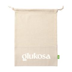 Vue Natura Organic Mesh Bag (120 g/m²) sac à fruits de couleur beige| Krokrodeal