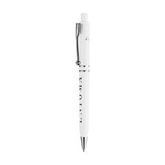 Vue Stilolinea Raja Chrome Recycled stylo de couleur blanc| Krokrodeal