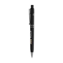 Vue Stilolinea Raja Chrome Recycled stylo de couleur noir| Krokrodeal