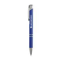 Vue Ebony Shiny stylo de couleur bleu| Krokrodeal
