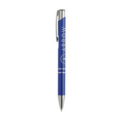 Vue Ebony Shiny stylo de couleur bleu| Krokrodeal