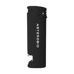 Vue TopFire Opener briquet de couleur noir| Krokrodeal