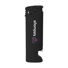 Vue TopFire Opener briquet de couleur noir| Krokrodeal