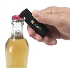 Vue TopFire Opener briquet de couleur noir| Krokrodeal