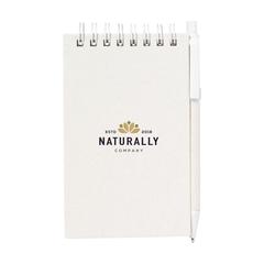 Vue Milk-Carton Smart Note Set bloc-notes de couleur blanc| Krokrodeal